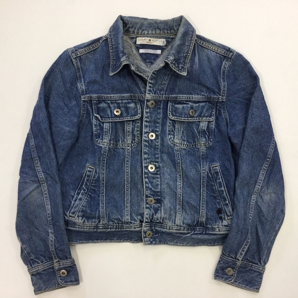 TOMMY HILFIGER jeans ȥߡҥե  ǥ˥ॸ㥱å G 4ݥ ̵ å L/֥롼 ꥫ͢ USA ᥫ ֥ 奢 岷
