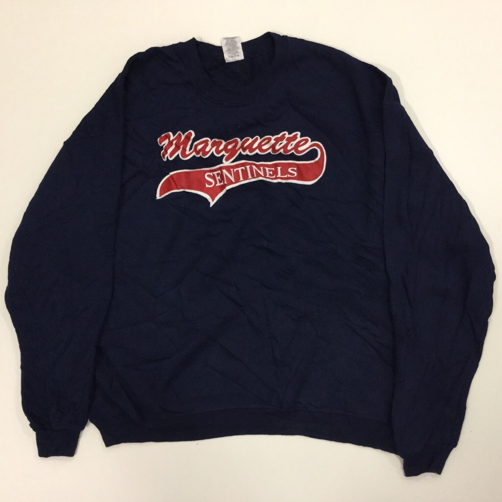 ����ꥫ���� �������å� �ȥ졼�ʡ� ����̵�� XL/�����ͥ��ӡ� Marquette SENTINELS ͢���� USA ���ᥫ�� ���岷 ���� �����å� �礭�� �ӥå� �����С�