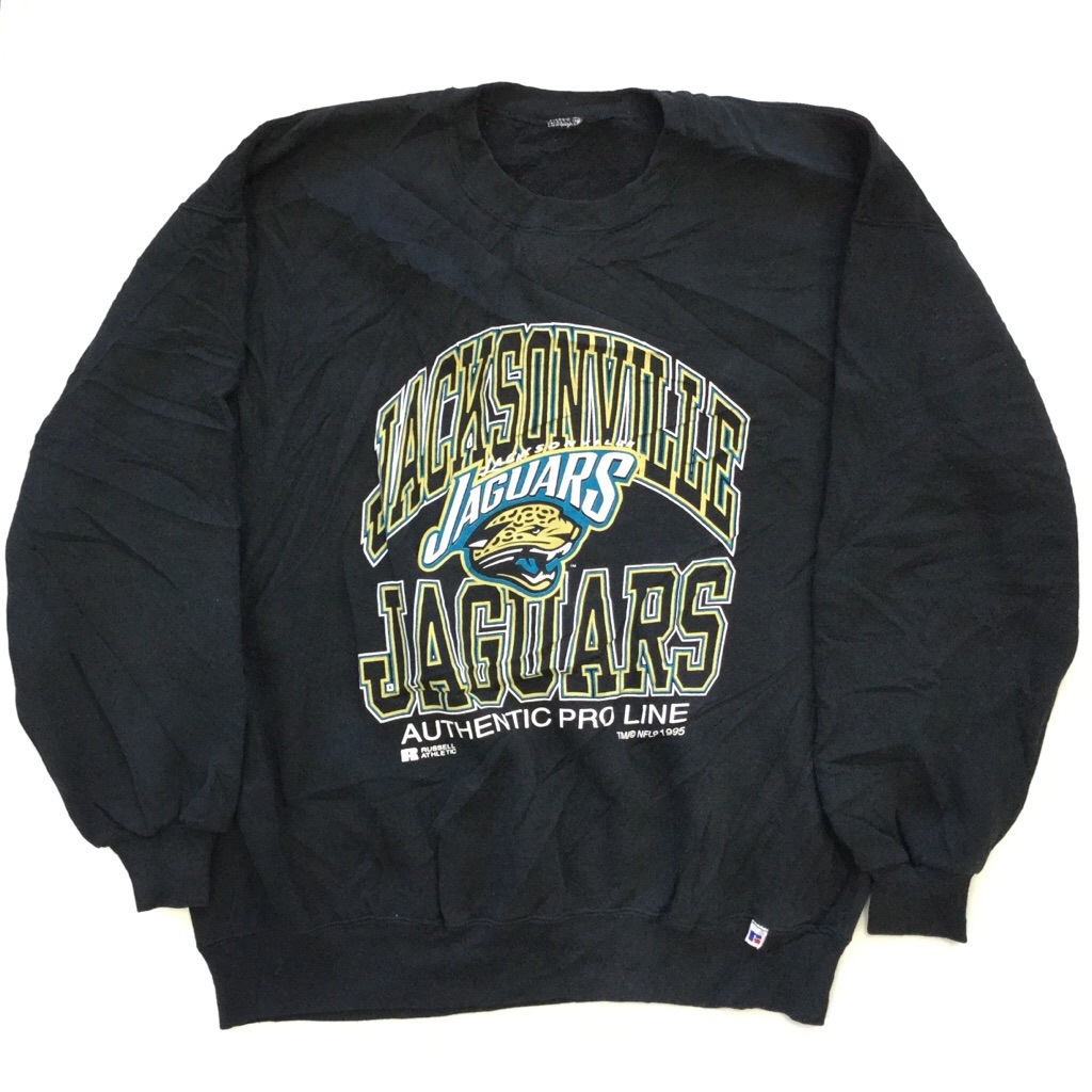 NFL JAGUARS å ȥ졼ʡ RUSSELL ATHLETIC å륢å ̵ XL/֥å 㥬 ͢ ᥫ 岷  å 礭 ӥå С