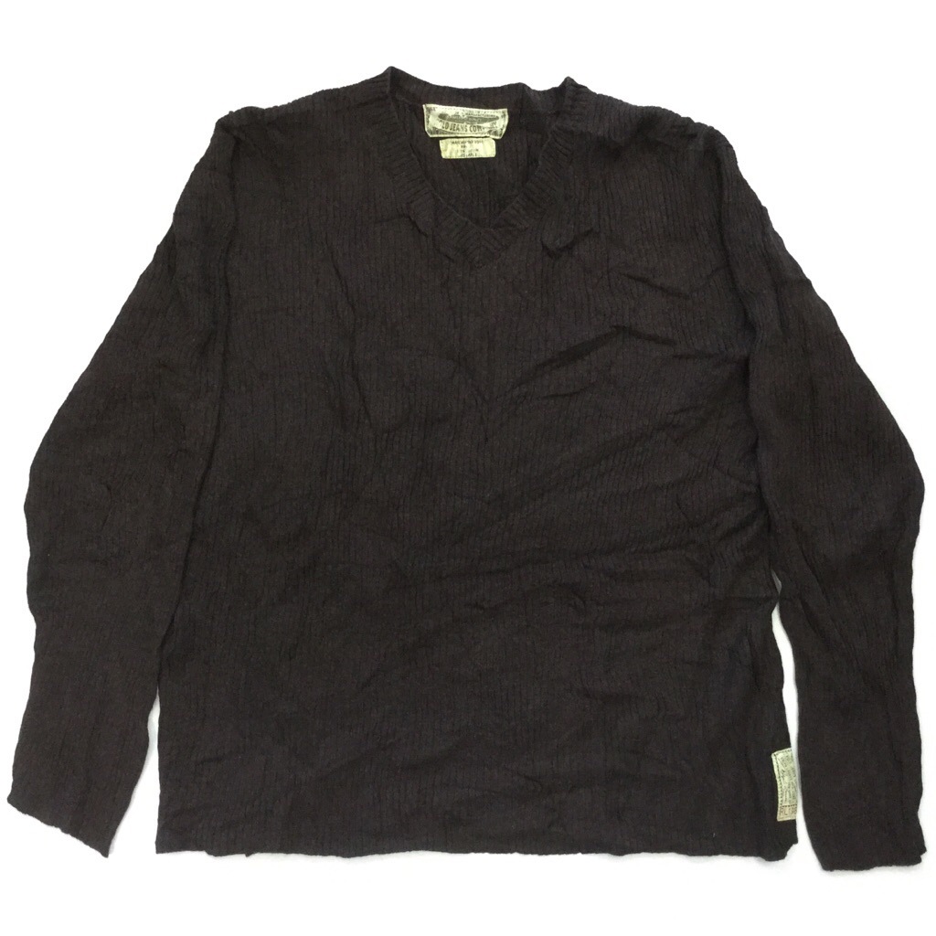 POLO JEANS �ݥ������� �˥å� V�ͥå� �������� L/�� ��֥˥å� �֥��� ����ꥫ͢�� USA���� ���岷