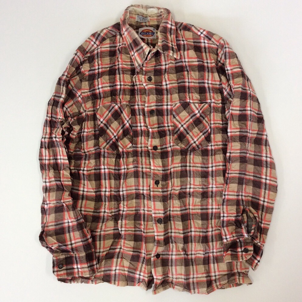 DICKIES �ǥ��å����� �ӥ�ơ��� Ĺµ�ͥ륷��� �������� ����̵�� M/��ϡ��֥饦�� ����ꥫ͢�� USA ���ᥫ�� �֥��� ������� �ץ��ȥͥ� �ե��ͥ� �����å������ ���岷 ����