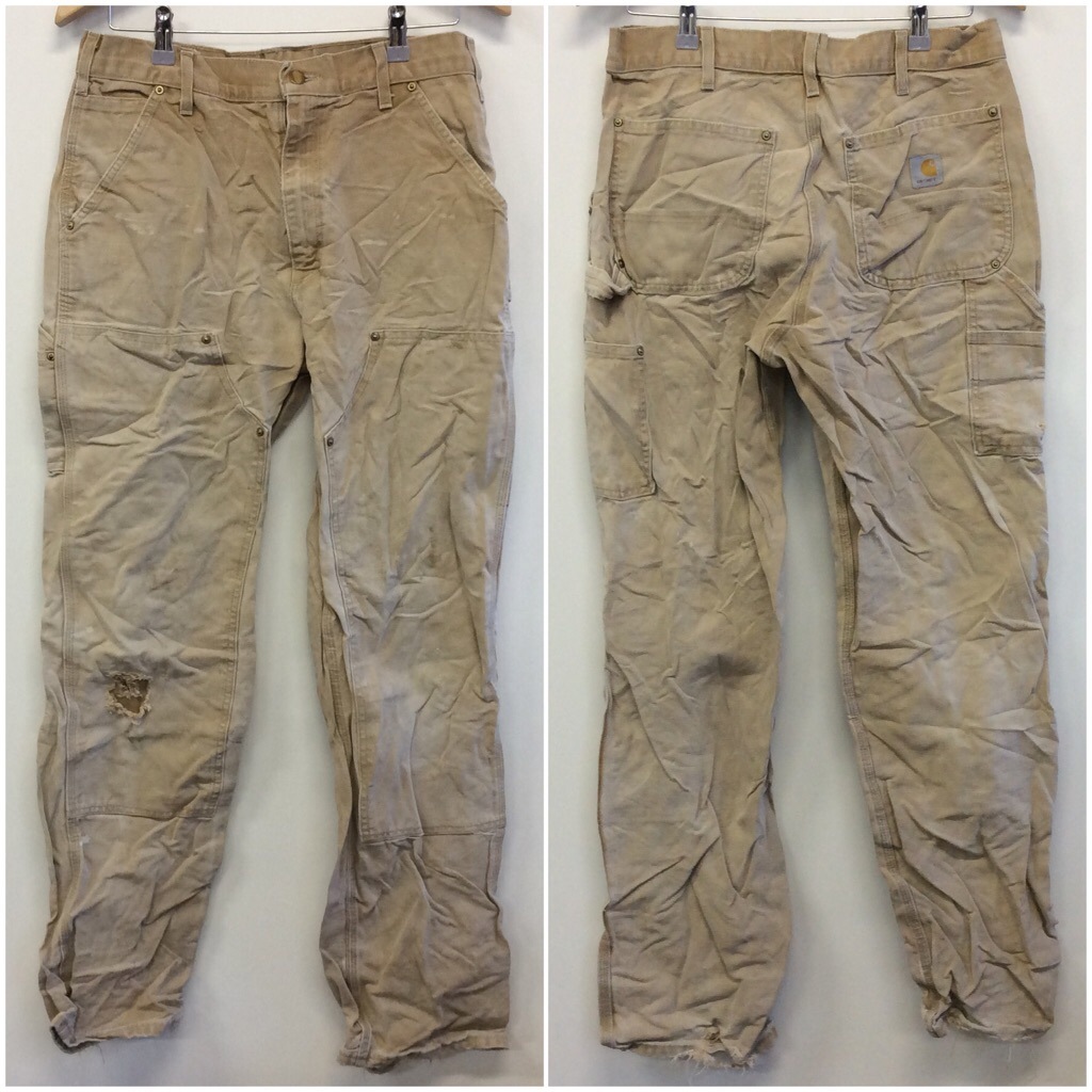 CARHARTT �����ϡ��� �ڥ��󥿡��ѥ�� ���å��� ���� ����ѥ�� ����̵�� W32/���� ����ꥫľ͢�� MADE IN USA ���ᥫ�� �֥��� ���� ���� ���岷 ���� M