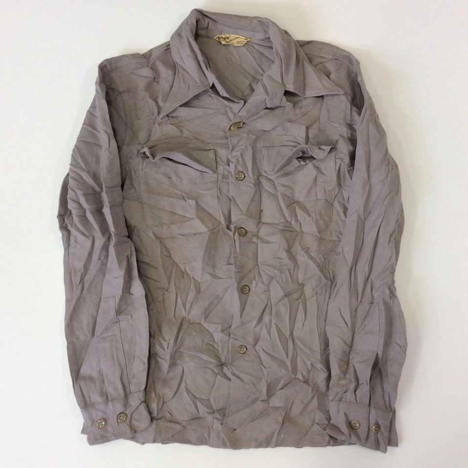 BOTANY 70's �ӥ�ơ��� Ĺµ�����륷��� �ǥåɥ��ȥå� ̤���� ����̵�� S/���졼 ����ꥫ͢�� USA ���ᥫ�� ̵�ϥ���� �ͥ륷��� �������� �ե�å��դ� �����ץ󥫥顼 ���岷 ����