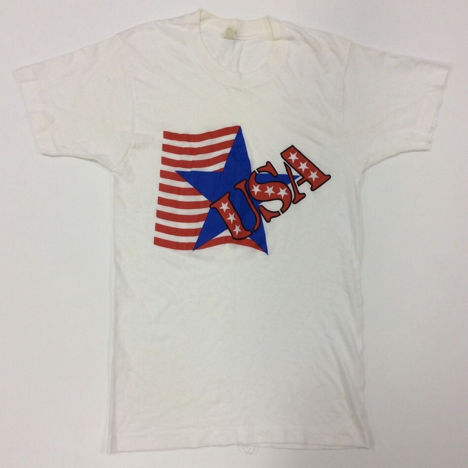 80's Screen Stars �����꡼�󥹥����� �ӥ�ơ��� ȾµT����� ����̵�� S/�򡦥ۥ磻�� MADE IN USA ���ᥫ�� �֥��� ���� �ݥå� �ĥ��� ���� ��T ������ơ��� ���岷 ����