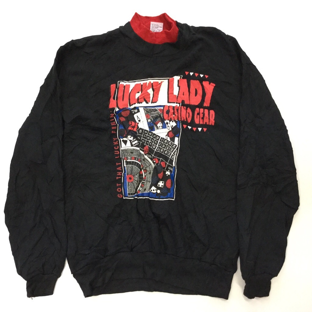 ꥫ ǥ ֥ͥåå ȥ졼ʡ ̵ L/֥å   ȥ 롼å  å MADE IN U.S.A. LUCKY LADY ͢