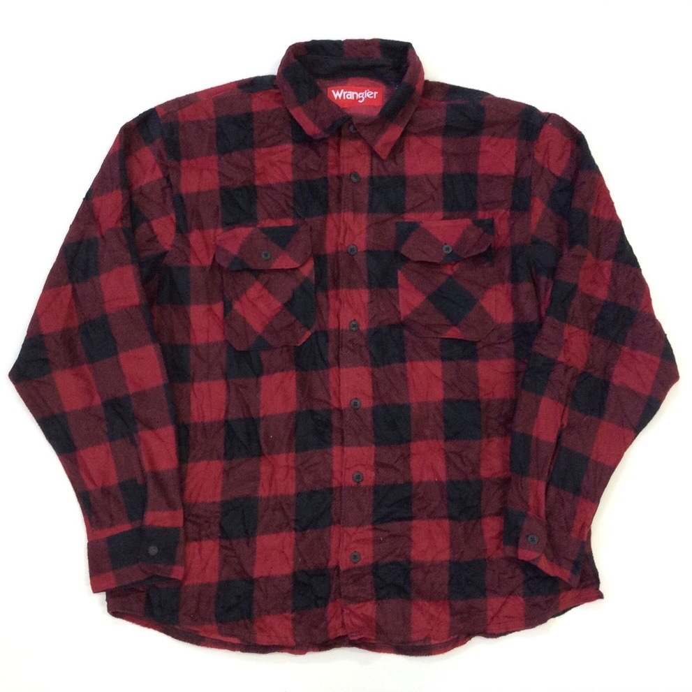 Wrangler ��󥰥顼 �ե꡼�� Ĺµ����� �Хåե����������å� ����̵�� XL/�֡�������åɡ��֥�å� ����ꥫ͢�� USA ���ᥫ�� �֥��� ���㥱�å� ����ʡ� �礭�������� LL O �ӥå������� �����С������� ���岷 ����