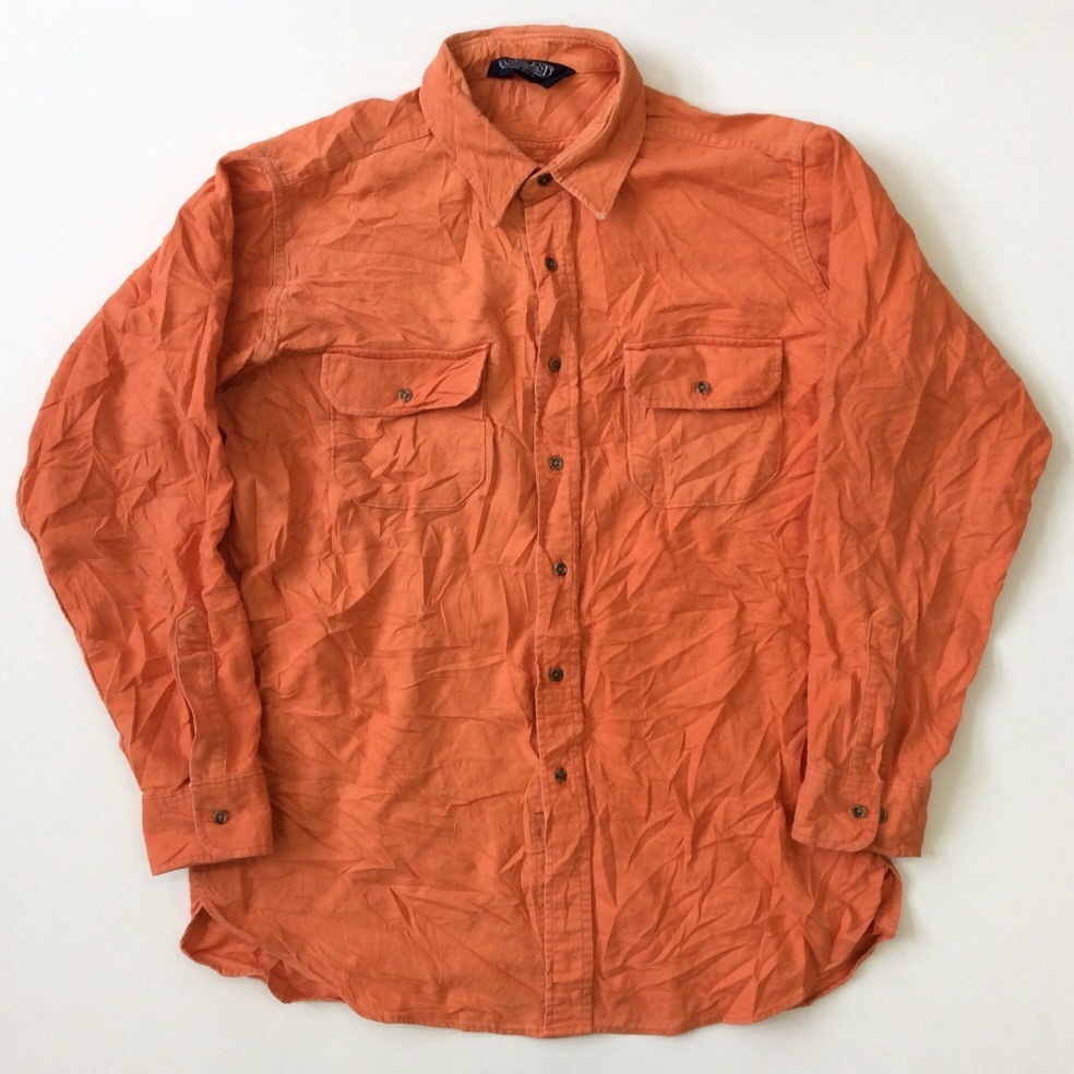 LAND'S END ��󥺥���� ñ�� Ĺµ�ͥ륷��� �����ȥɥ� ����̵�� XL/����� ����ꥫ͢�� MADE IN USA ���ᥫ�� �֥��� �������� �礭�������� LL O �ӥå������� �����С������� ���岷 ����