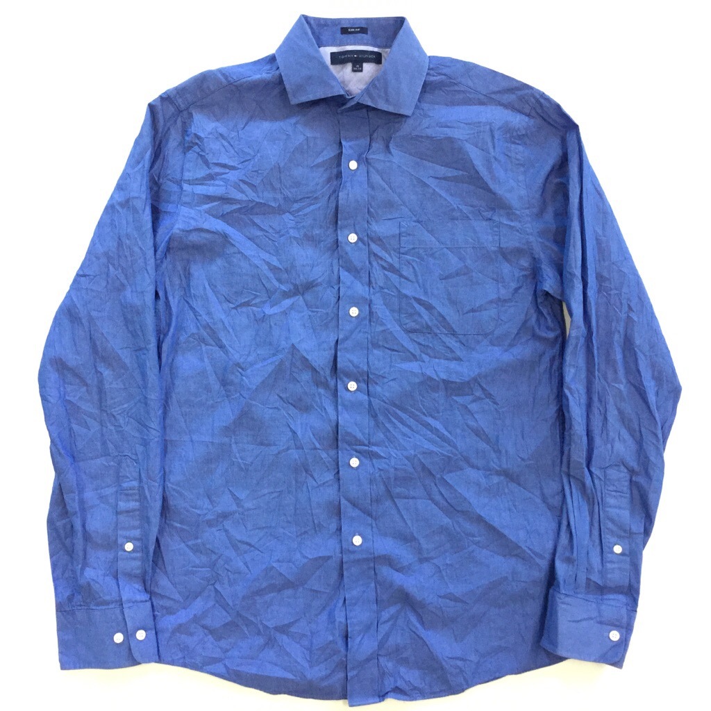 TOMMY HILFIGER �ȥߡ��ҥ�ե����� Ĺµ����� SLIM FIT ����̵�� 15(34-35)/�ġ��֥롼�� ����ꥫ͢�� USA ���ᥫ�� �֥��� Y����� ̵�� �ץ졼�� ���岷 �����奢��