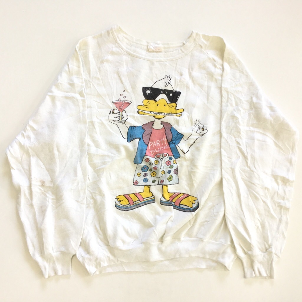 ����ꥫ���� PARTY DUCK ������� �������å� �ȥ졼�ʡ� ��� XL/�򡦥ۥ磻�� ���ҥ� ���󥰥饹 MADE IN CANADA USA ����̵�� ͢���� ���岷 ���� �����å� �礭�� �ӥå� �����С�