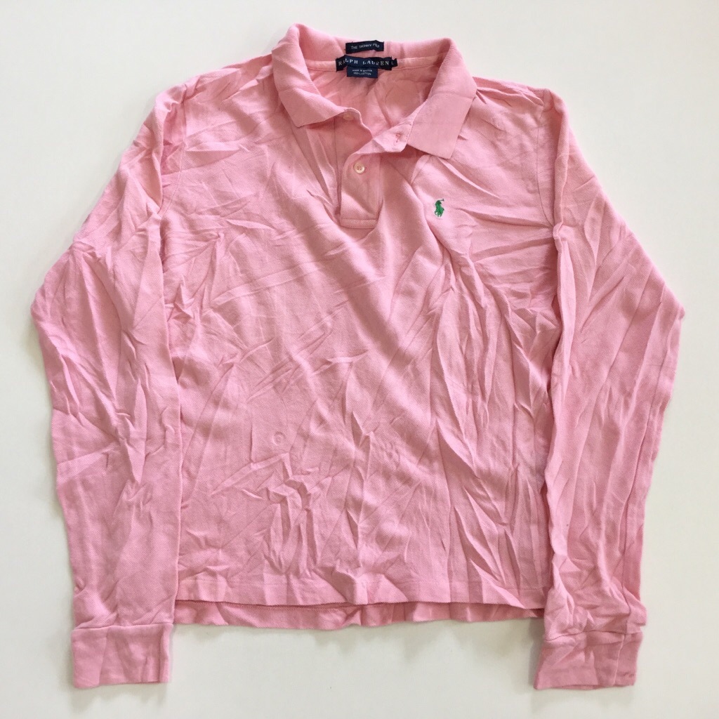 RALPH LAUREN ���ե������ ����ꥫľ͢�� Ĺµ�ݥ������ ��ǥ����� L/�ԥ� ����̵�� THE SKINNY POLO �֥��� USA ���岷 ����