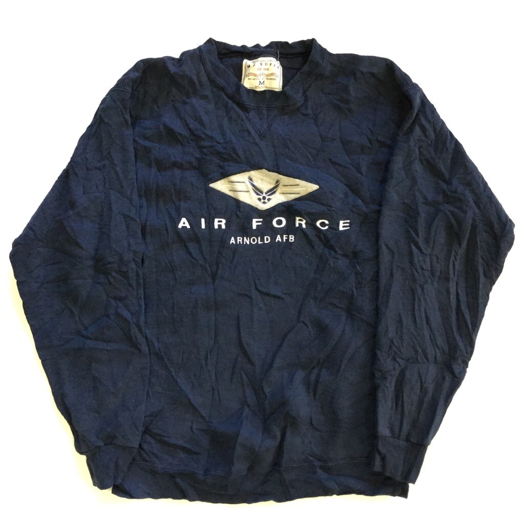 ����ꥫ���� AIR FORCE �����ե����� �������å� �ȥ졼�ʡ� ���M/�����ͥ��ӡ� MADE IN USA ����̵�� ͢���� ���ݡ��� �Ʒ� �����ߡ� �ߥ꥿�꡼ ���岷 ���� �����å�