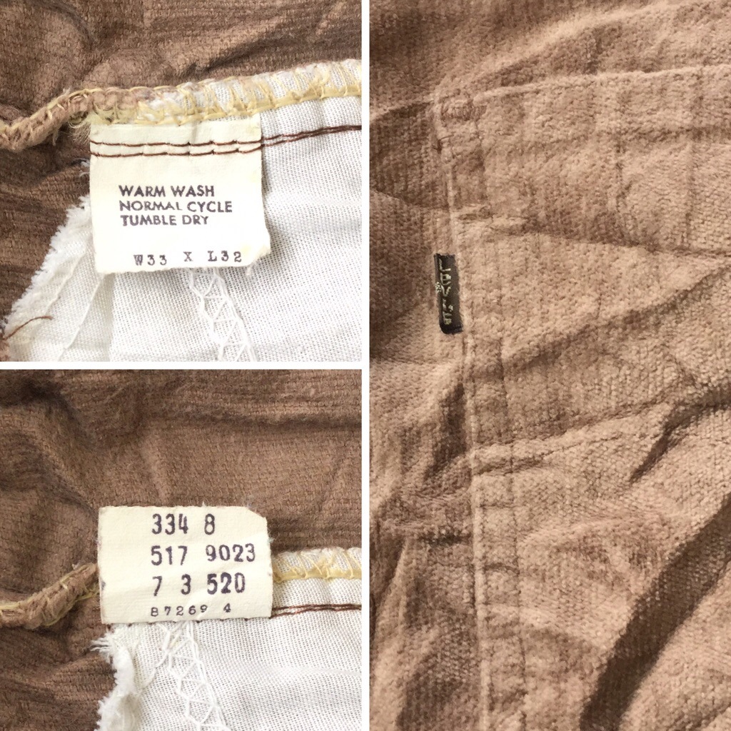Levi's ꡼Х ǥѥ 517 ٥ѥ ̵ W33/ ꥫľ͢ ƥ   ֥ ӥơ 42 TALON USA 岷 