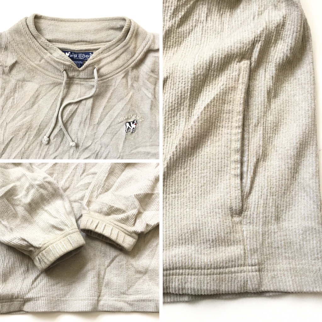 BIG DOGS ����ꥫľ͢�� �����ǥ�����ȥåץ� �������å� ����̵�� ��� L/�١����� ̵�� ���ݥ���� �ȥ졼�ʡ� �ץ륪���С� ������ ������ŷ ���ᥫ�� ��å��ͥå� USA ���岷 ����