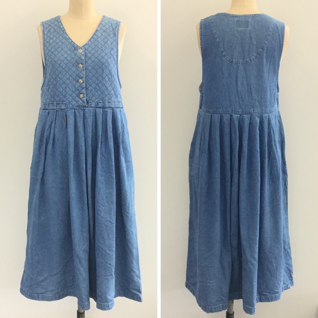 BLUE J. アメリカ古着 デニムスカート ジャンパースカート