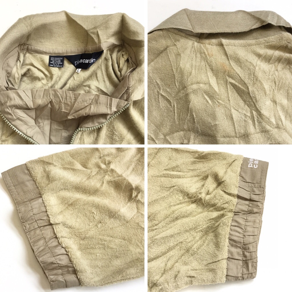 PIERRE CARDIN �ԥ����륫����� Ⱦµ�ݥ������ ����ꥫľ͢�� �ѥ����ϥȥåץ� ����̵�� ��� L/�١����� �ϡ��ե��å� �ץ륪���С� USA ���ᥫ�� ����� ���� �������