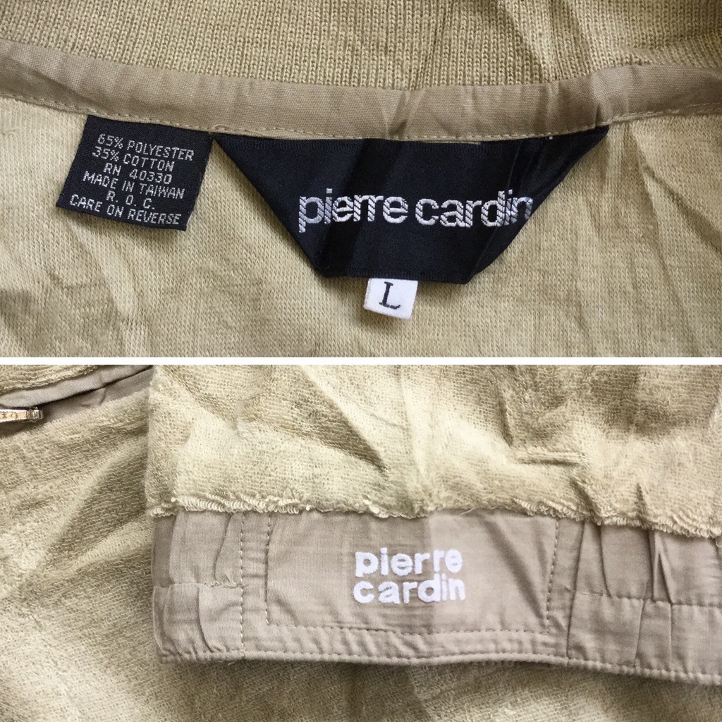 PIERRE CARDIN �ԥ����륫����� Ⱦµ�ݥ������ ����ꥫľ͢�� �ѥ����ϥȥåץ� ����̵�� ��� L/�١����� �ϡ��ե��å� �ץ륪���С� USA ���ᥫ�� ����� ���� �������