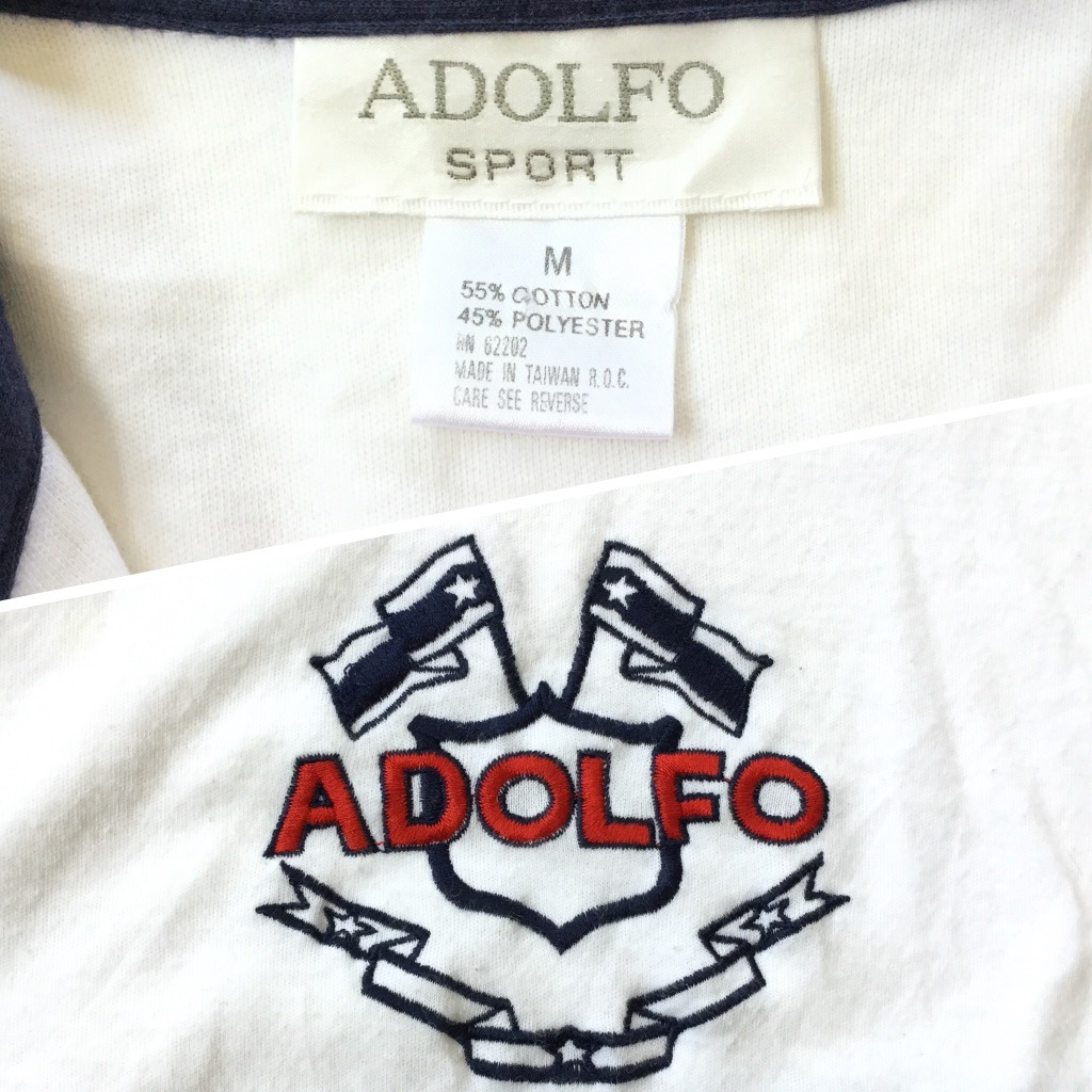 ADOLFO SPORT ����ꥫľ͢�� Ĺµ�������å� ���åȥ��� ����̵�� ��ǥ����� M/��x�� ���ᥫ�� �����奢�� ������� �ȥ졼�ʡ� �ե�å� �ϡ��ե��å� ���ȥ饤�� �ޥ�󥫥顼 �� USA ����� ����