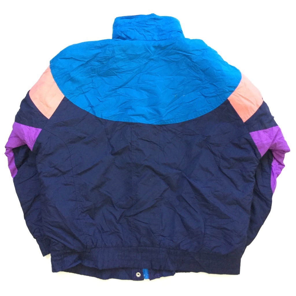 Mixed Blues アメリカ直輸入 ナイロンジャケット 中綿 送料無料 レディース M 青x紺x紫xオレンジ Usa アメカジ スキージャケット ウインドブレーカー スポーツ 古着卸 業販 アメリカ古着 レディース トップス Spec Co Ltd