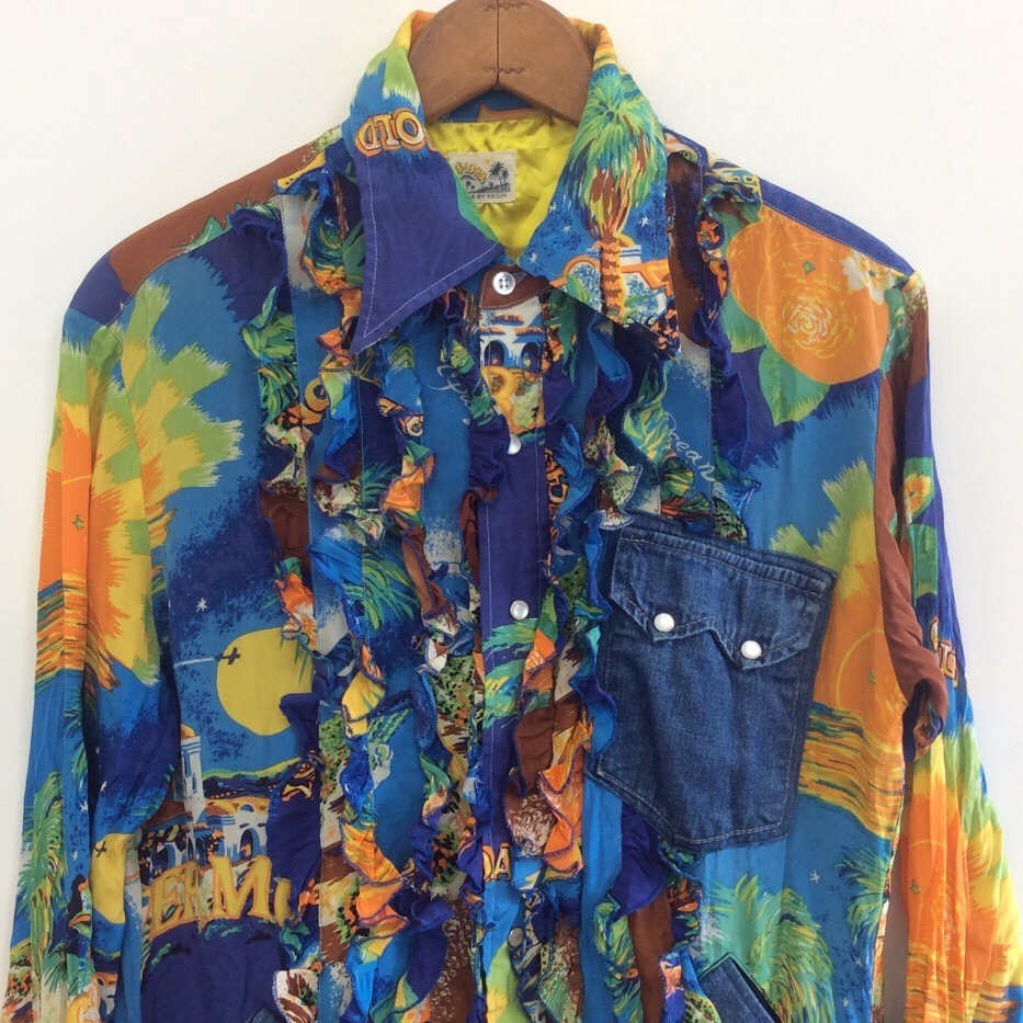 ���Ӹ��� ��ǥ����� Ĺµ������ �ϥ磻���󥷥�� M/�� �֥饦�� BLUE BLUE �֥롼�֥롼 �ϥ��� �ѷ� ���岷