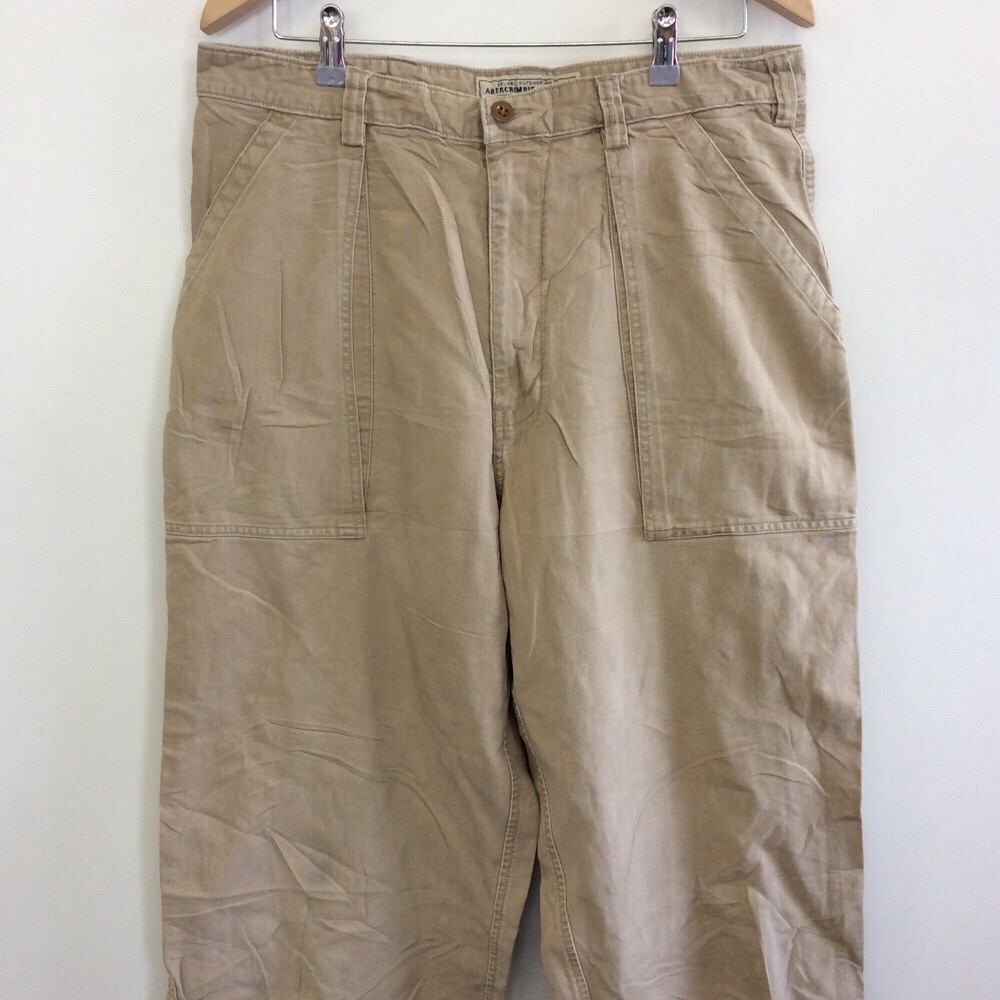 ABERCROMBIE&FITCH �����ȥɥ� ����ѥ�� W34/�١����� ���Х�����ӡ� ���Υѥ� �ʥѥ� ������ �֥���