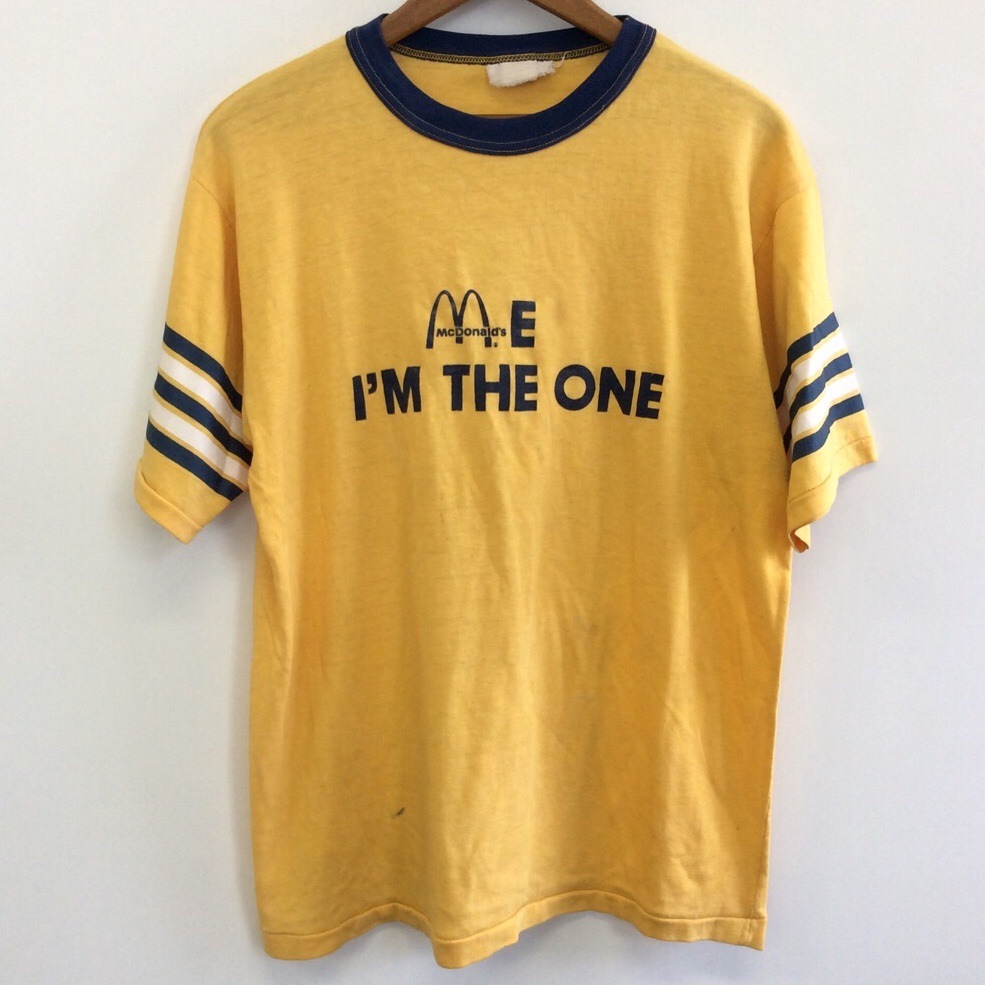 70's-80's McDonald �ӥ�ơ��� ȾµT����� L/�� �ޥ��ɥʥ�� ��󥬡�T µ�饤�� ���ᥫ�� ���岷 �ޥå�