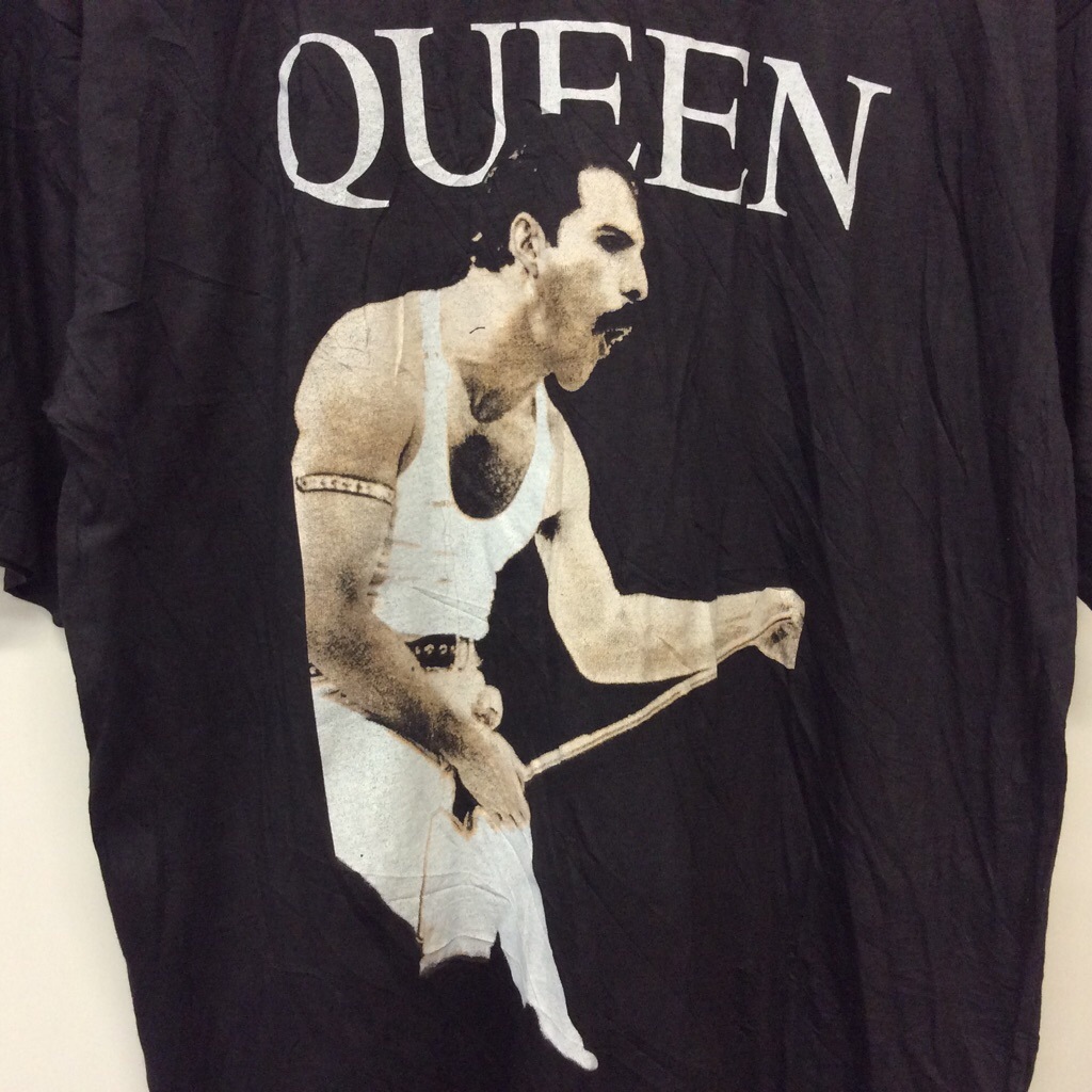 QUEEN 80's �ǥåɥ��ȥå� ̤���� �ӥ�ơ��� �������� �ե�ǥ��ޡ�����꡼ ȾµT����� ����̵�� L/�� �Х��T ���å�T ����ꥫľ͢�� �ߥ�� �쥢 ���� Freddie Mercury LIVEAID �饤�֥����� 1985 vintage