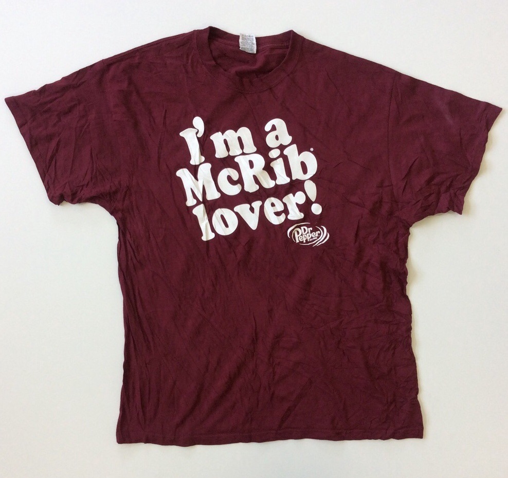 Dr.Pepper ɥڥåѡ ̵ ȾµT XL/ַ ꥫľ͢  ޥɥʥ ޥå McDonald's 礭 ӥå USA ᥫ