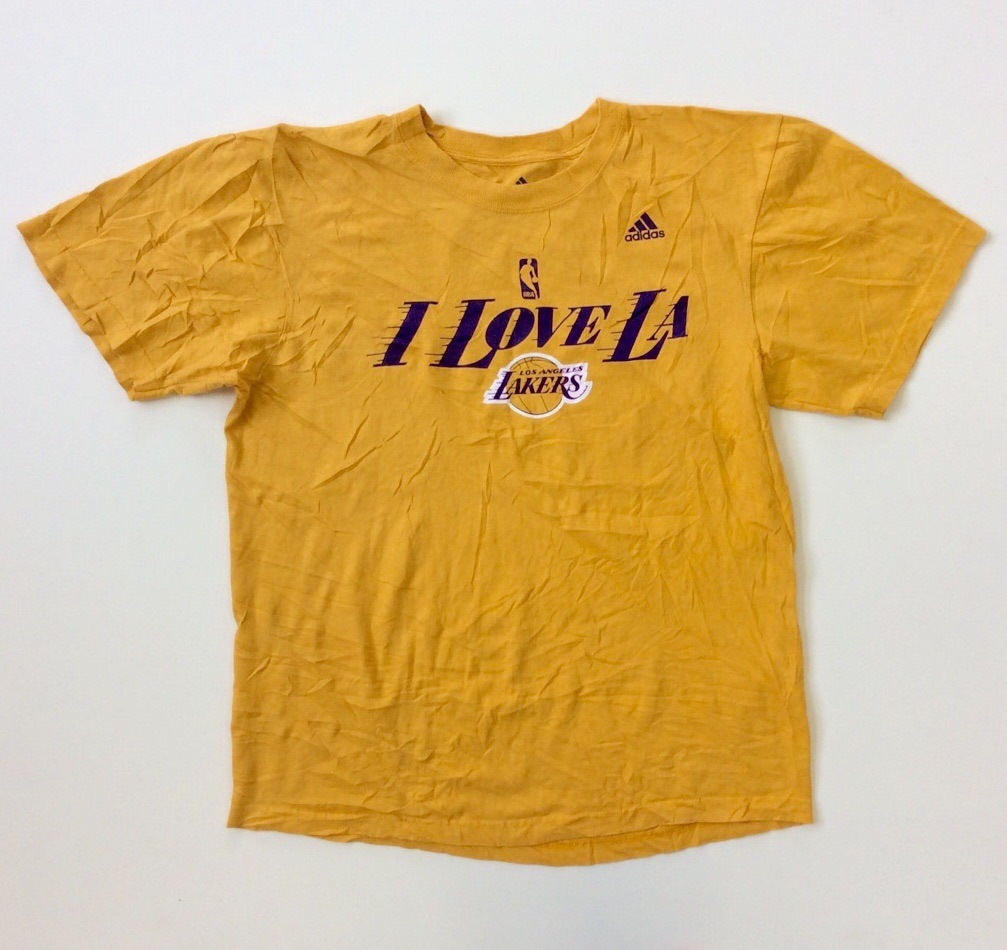 adidas x NBA LA LAKERS ǥ 쥤 ȾµT ̵ L/ I LOVE LA ꥫľ͢ ݡ Хåȥܡ ꡼ȥ饤