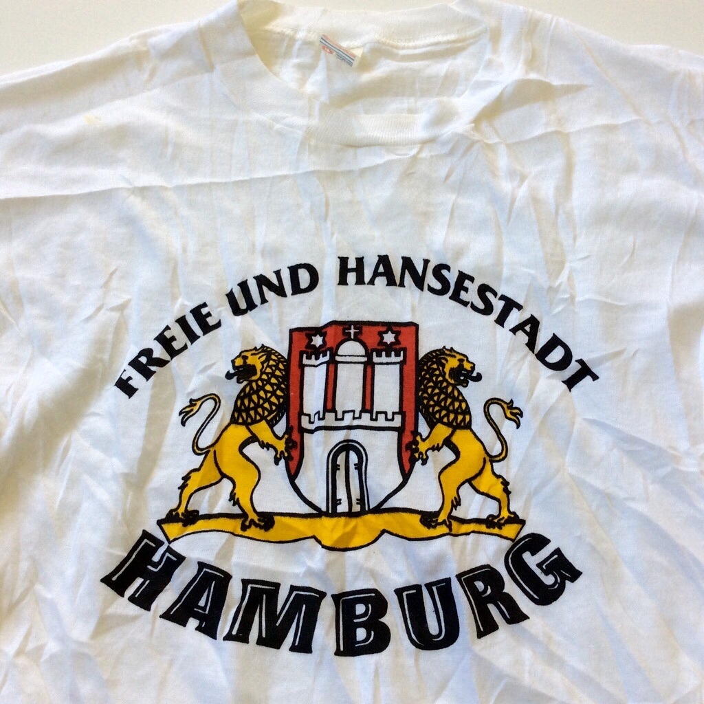 HAMBURG �ϥ�֥륰 �������T �����٥˥� ȾµT����� L/�� ����̵�� ����ꥫ͢�� USA �ӥ�ơ��� 80's ���� �ɥ��� GERMAN ��T