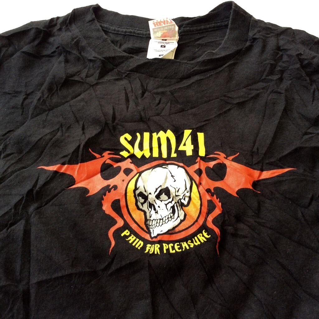 SUM41 ���ࣴ�� ����ꥫ͢�� ȾµT����� ���ʥ��� L/�� ����̵�� �Х��T ���å�T �ѥ� PUNK USA CANADA �ե롼�ĥ��֥��롼��
