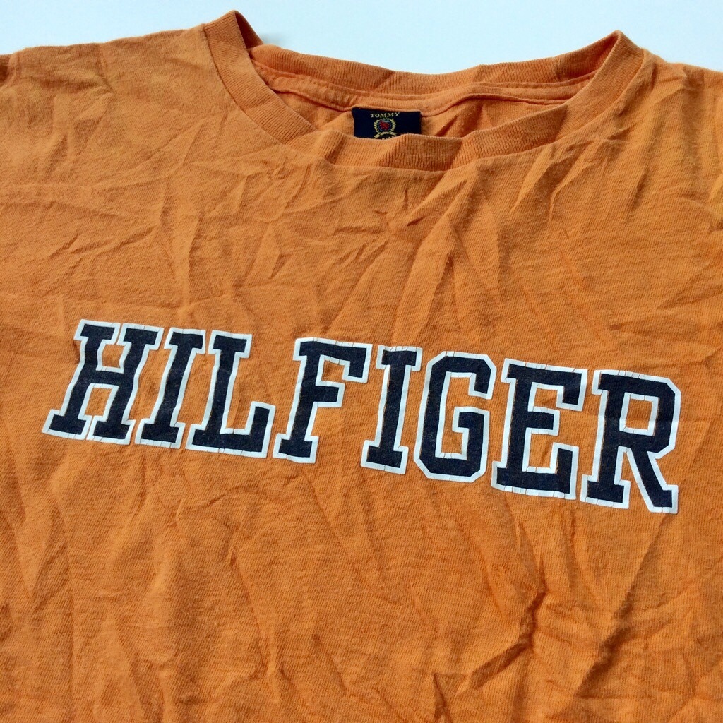 TOMMY HILFIGER ȥߡҥե ץ  ȾµT ̵ L/ ꥫ͢ ֥ ᥫ USA ١å