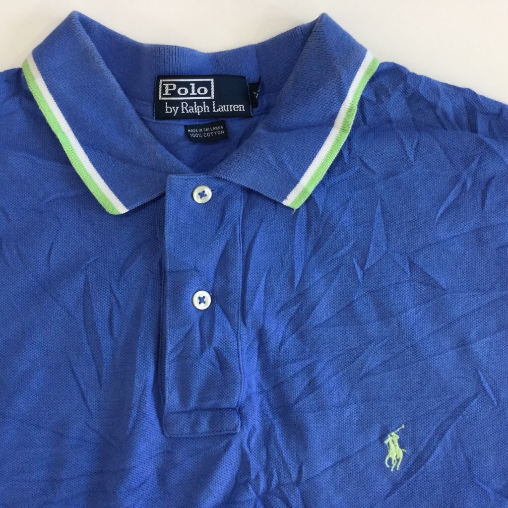 POLO by Ralph Lauren ݥ ե Ⱦµݥ XL/Ŀ ̵ ꥫľ͢ ֥  ᥫ 礭 ӥå USA