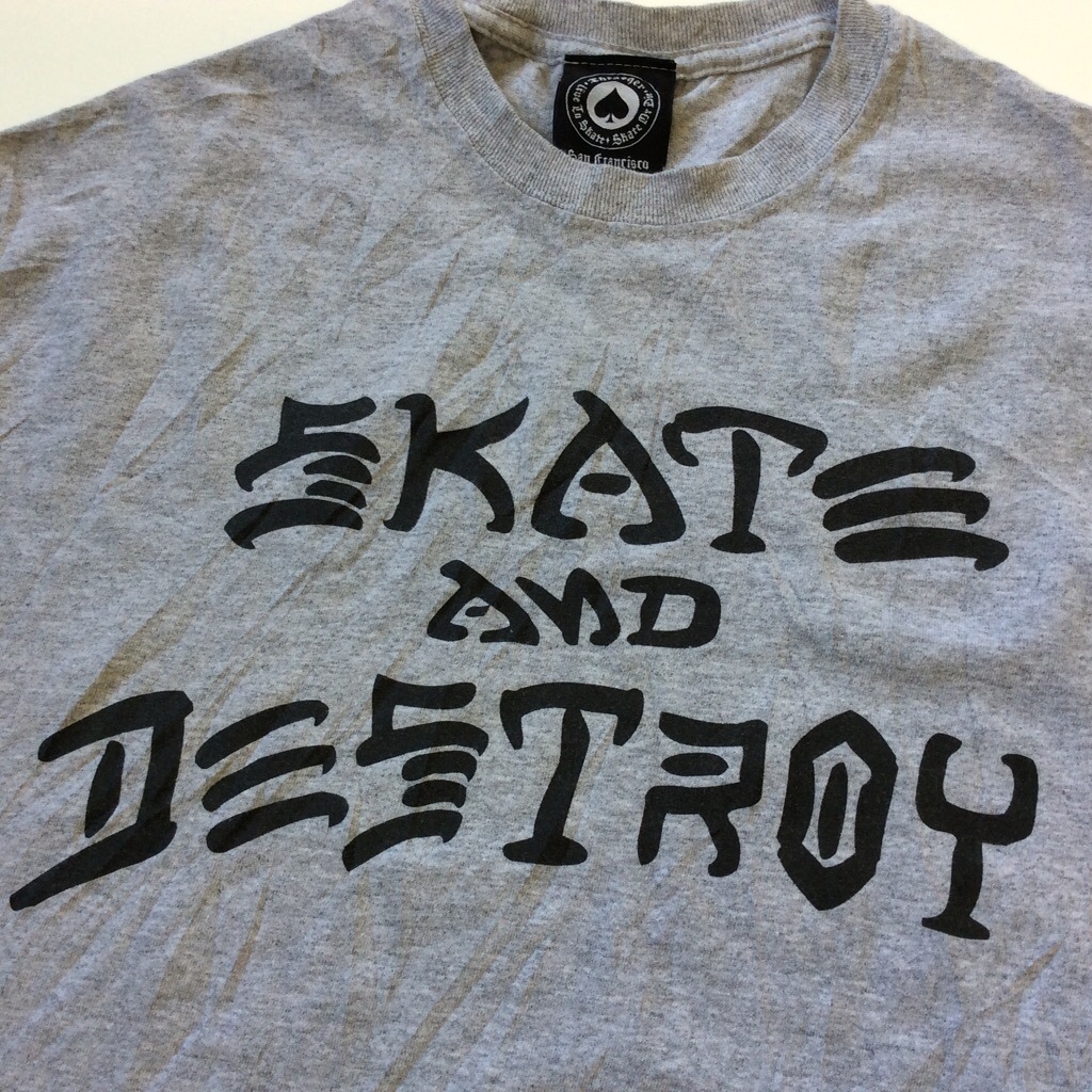 THRASHER å㡼 ȥܡ ȾµT ̵ M/졼 ꥫ͢ USA  ޥ ֥  ڡ ޥ SKATE AND DESTROY ȡǥȥ