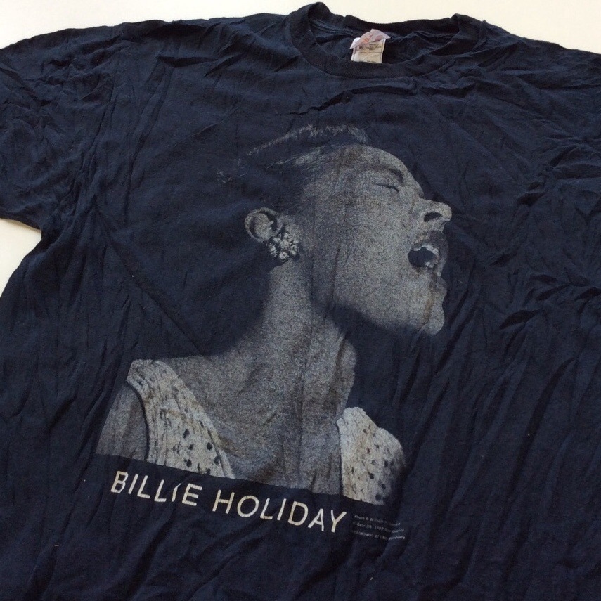 BILLE HOLIDAY �ӥ꡼ �ۥ�ǥ� ���㥺 ȾµT����� ����̵�� XL/�����֥�å� ����ꥫ͢�� USA ���󥬡� ���ᥫ�� �ե��ȥץ��� �̿� ���åȥ꡼�� �礭�������� LL O �ӥå�������