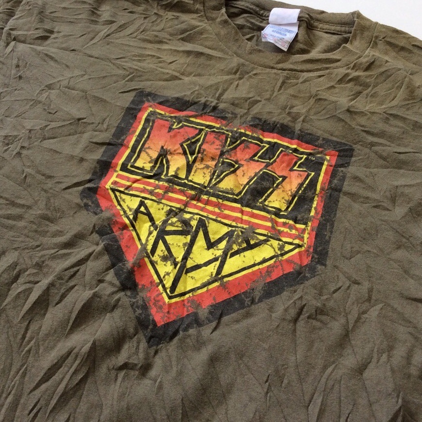 KISS å ХT ȾµT ̵ XL/ ꥫ͢ USA ᥫ åT ХT  岷 礭 LL O ӥå ARMY ߡ ߥ꥿꡼