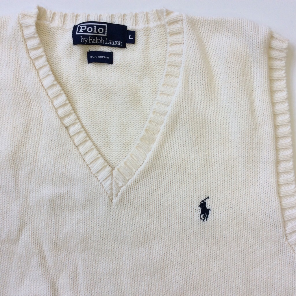 Polo by Ralph Lauren ݥ ե Vͥå ˥åȥ٥ ̵ L/򡦥ۥ磻  ֥ åȥ˥å  ١å ץ ݥˡ  岷