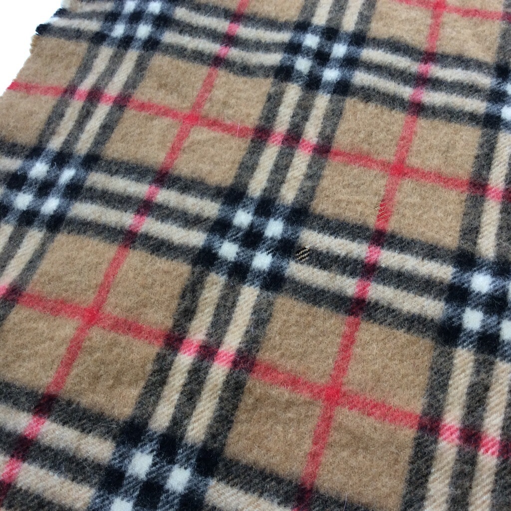 BURBERRYS �С��Х꡼ �����ߥ��� �ޥե顼 ���󥰥����� ����̵�� Ĺ��140cm �С��Х꡼�����å� MADE IN ENGLAND ���� CASHMERE 100% ��� �ӥ�ơ��� �֥��� ����ꥫ͢�� USA ���岷