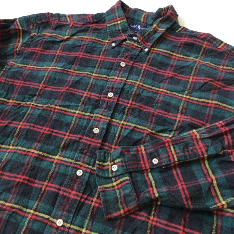 Polo by Ralph Lauren ݥ ե إӡͥ륷 Ĺµ ܥ å ̵ XL/С ꥫ͢ USA ֥ ᥫ եͥ륷 岷 ݥˡɽ 礭 ӥå С LL XO