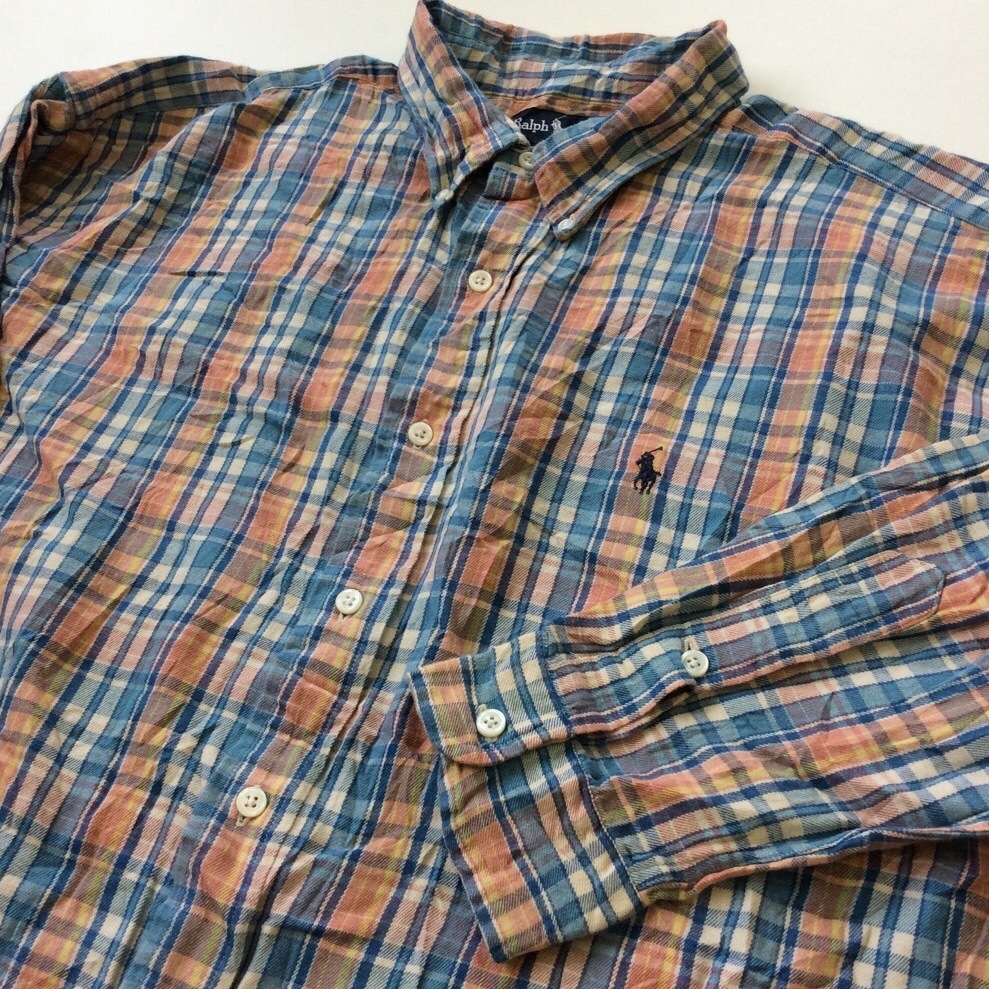 Polo by Ralph Lauren �ݥ� ���ե������ Ĺµ�ͥ륷��� �ܥ�������� ����̵�� XL/�ԥ󥯡��� ����ꥫ͢�� USA �֥��� ���ᥫ�� �ե��ͥ� ����å������ ���岷 �礭�������� �ӥå������� �����С������� LL XO