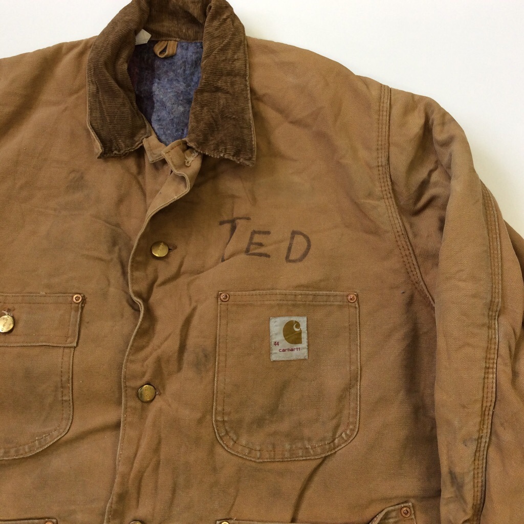 CARHARTT ϡ С 쥤ޥ󥸥㥱å 쥤 㥱å 44/XL/ ꥫ͢ MADE IN USA ᥫ ֥ Ϸ 礭 ӥå LL XO С 岷   ӥơ