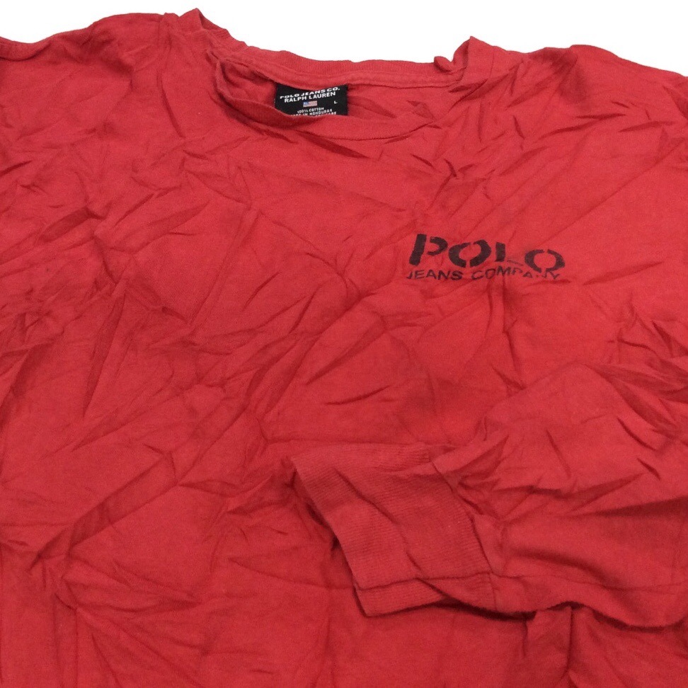POLO JEANS ���ե������ �ݥ������� RALPH LAUREN ĹµT����� ����T ����̵�� L/�֡���å� ����ꥫ͢�� USA ���ᥫ�� �֥��� ���� ����ץ� ���ƥ󥷥� ������� ���岷 RL