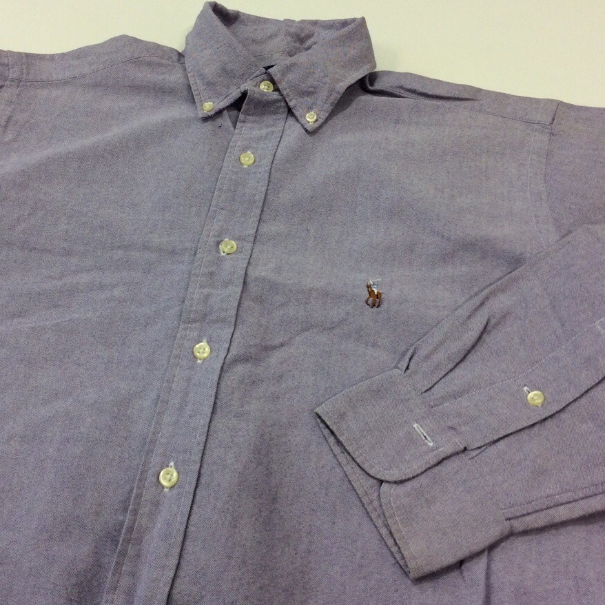 Polo by Ralph Lauren ݥ ե Ĺµåեɥ ܥ ̵ 15 1/2   L-XL/硦ѡץ ꥫ͢ USA ֥ ᥫ OX RL 礭 ӥå LL XO С 岷  ̵ ץ졼 å