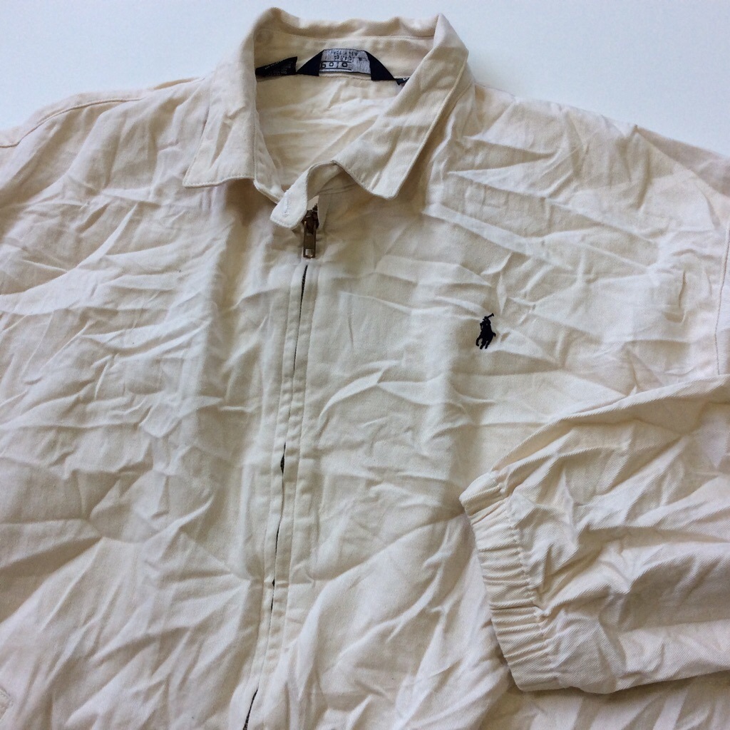 Polo by Ralph Lauren ݥ ե 󥰥ȥå åѡ㥱å ̵ L/եۥ磻ȡ ꥫ͢ MADE IN USA ᥫ ֥ ݥˡɽ  ꥸѡ 󥰥ȥå 󥹥ȥå 岷 