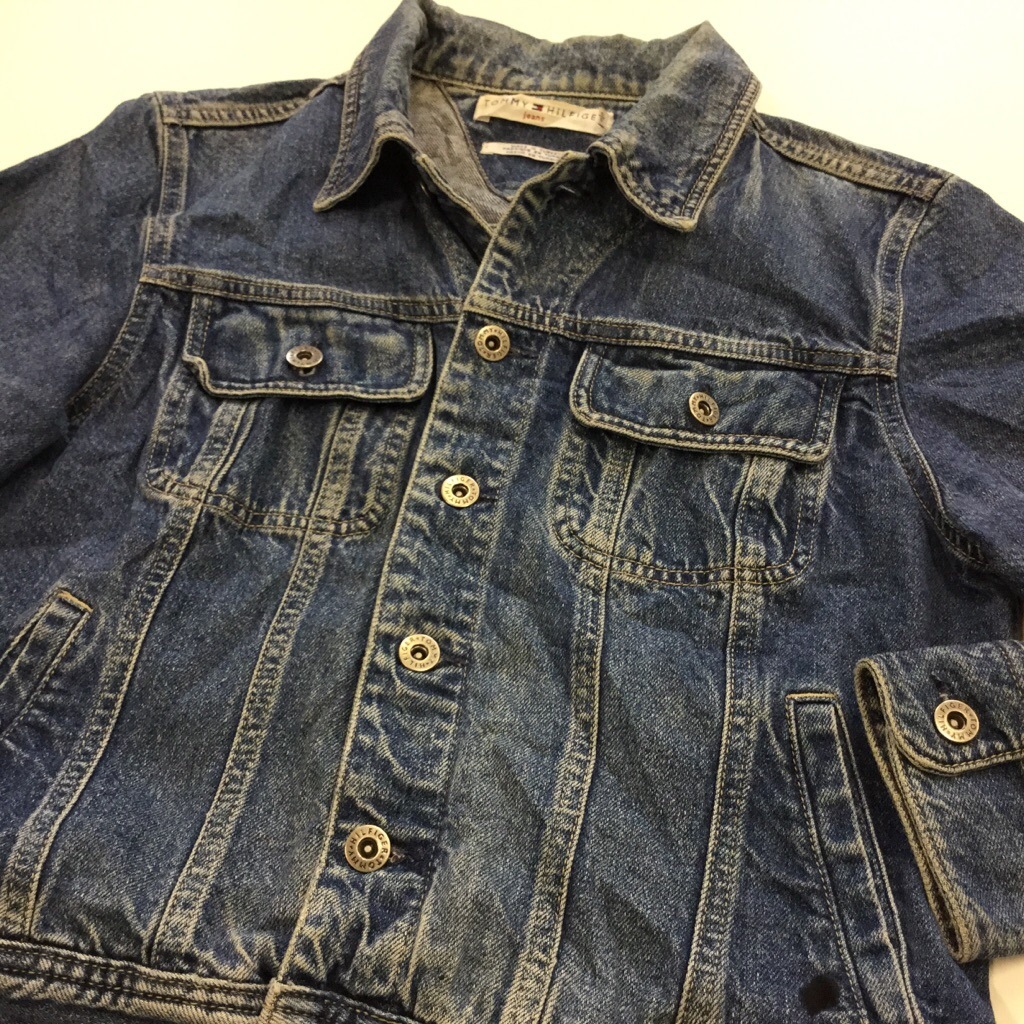 TOMMY HILFIGER jeans ȥߡҥե  ǥ˥ॸ㥱å G 4ݥ ̵ å L/֥롼 ꥫ͢ USA ᥫ ֥ 奢 岷