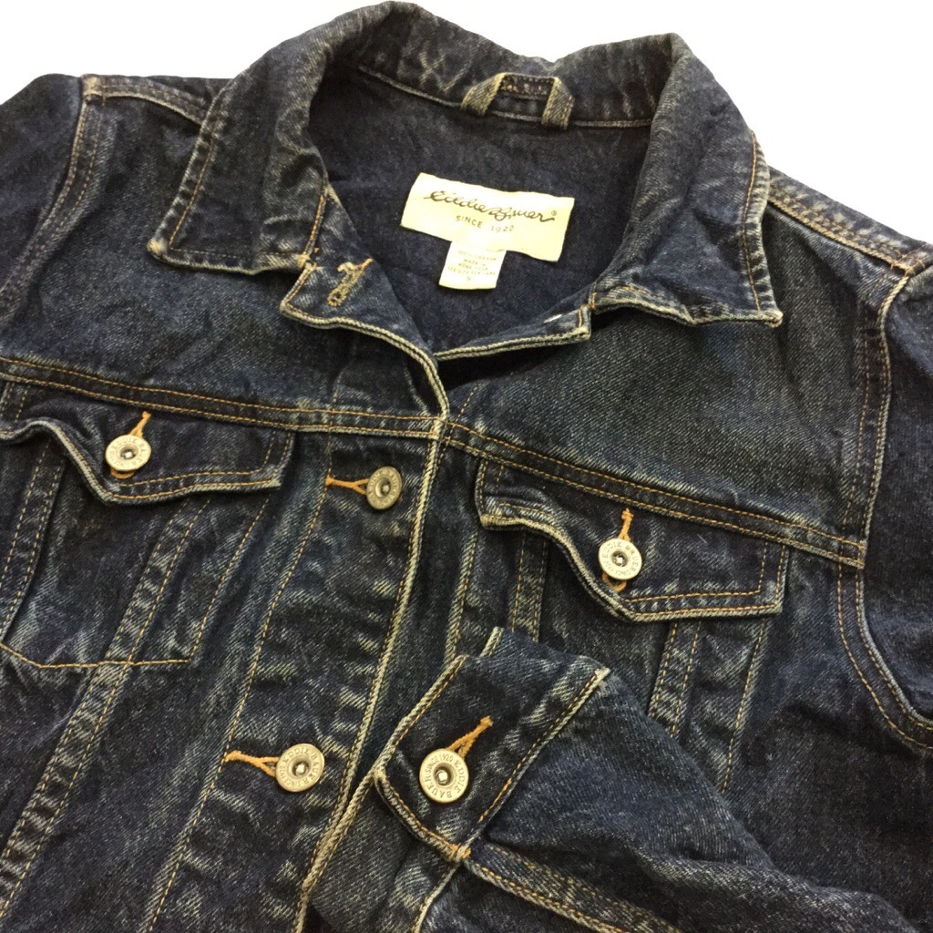 Eddie Bauer エディーバウアー デニムジャケット Gジャン 送料無料 レディース S ブルー アメカジ ブランド カジュアル 国内古着 ー品切れー Spec Co Ltd Eddie Bauer エディーバウアー デニムジャケット Gジャン 送料無料 レディース S ブルー アメカジ ブランド カジュアル 国内古着 ー品切れー Spec Co Ltd