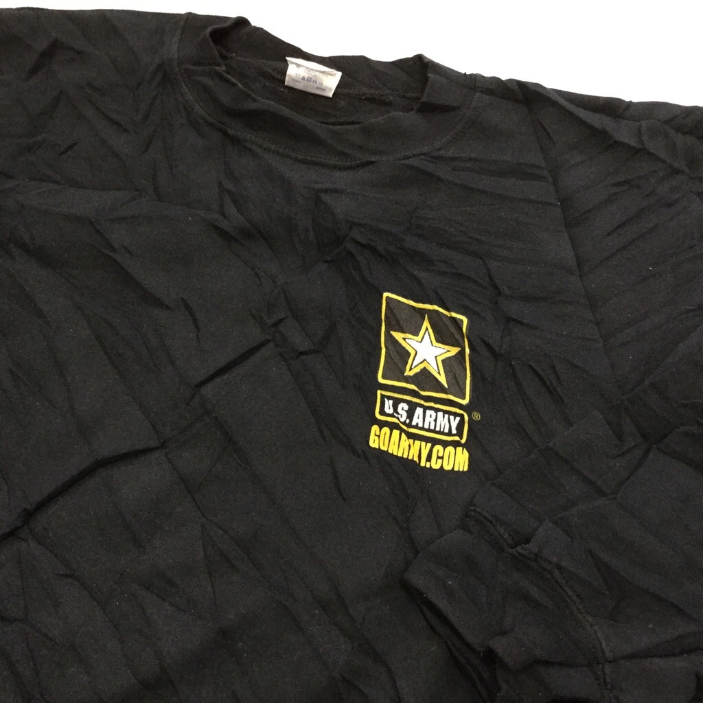 U.S.ARMY U.S.�����ߡ� Ĺµ�������å� �ȥ졼�ʡ� ����̵�� XL/�����֥�å� �� ������ ͢���� ���ᥫ�� ���岷 ���� �����å� �礭�� �ӥå� �����С�