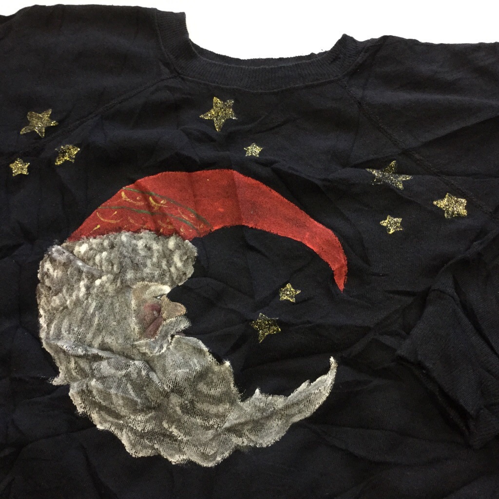 ꥫ ǥ 󥿥åȥȥ졼ʡ MADE IN U.S.A.  Hanes إ L/֥å ᥤ  ࡼ    X'mas å 岷 ̵ ͢