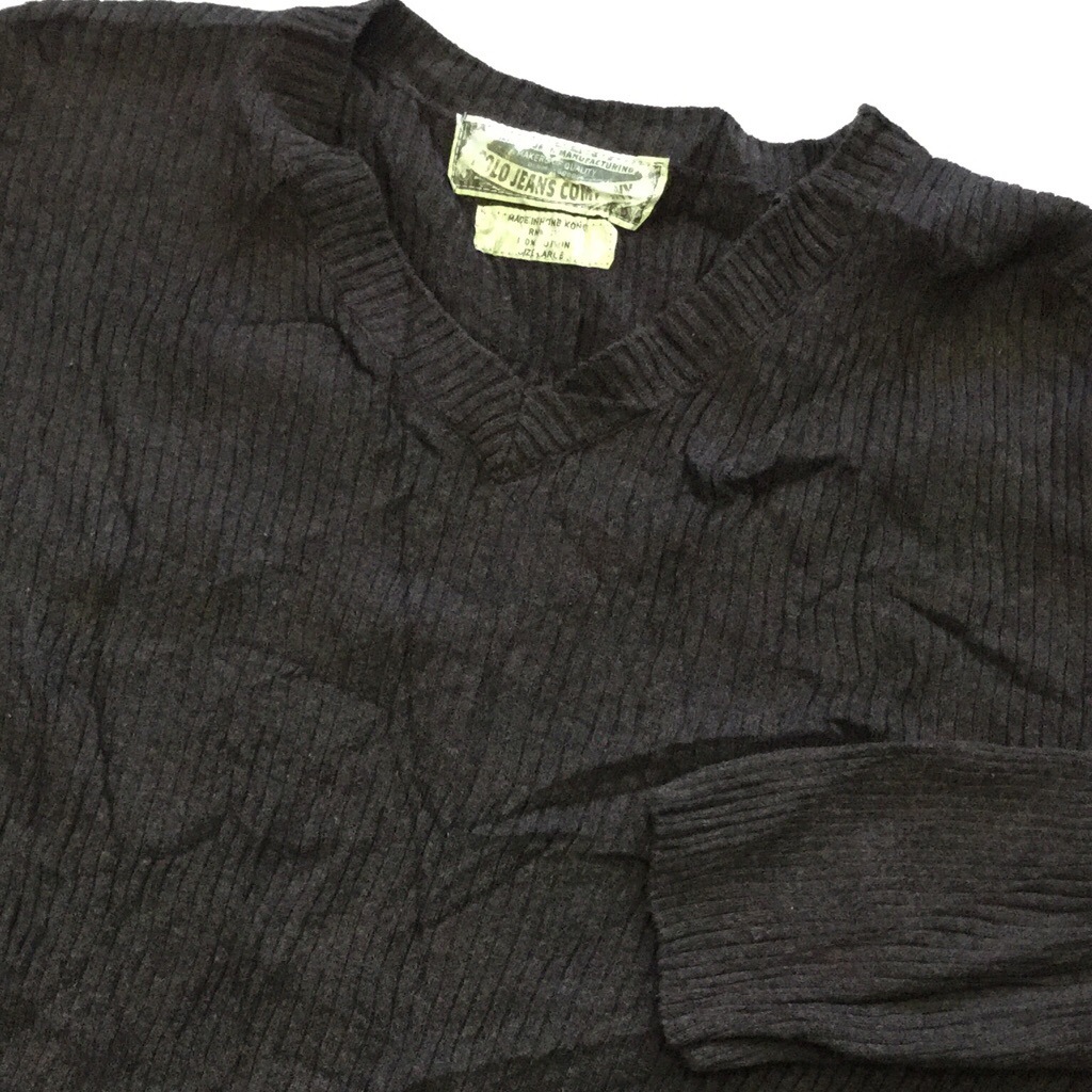 POLO JEANS �ݥ������� �˥å� V�ͥå� �������� L/�� ��֥˥å� �֥��� ����ꥫ͢�� USA���� ���岷