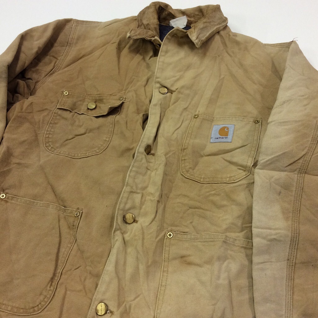 CARHARTT ϡ С 쥤ޥ󥸥㥱å 쥤 㥱å L-XL/ ꥫ͢ MADE IN USA ᥫ ֥ å Ϸ 礭 ӥå LL XO С 岷   ӥơ