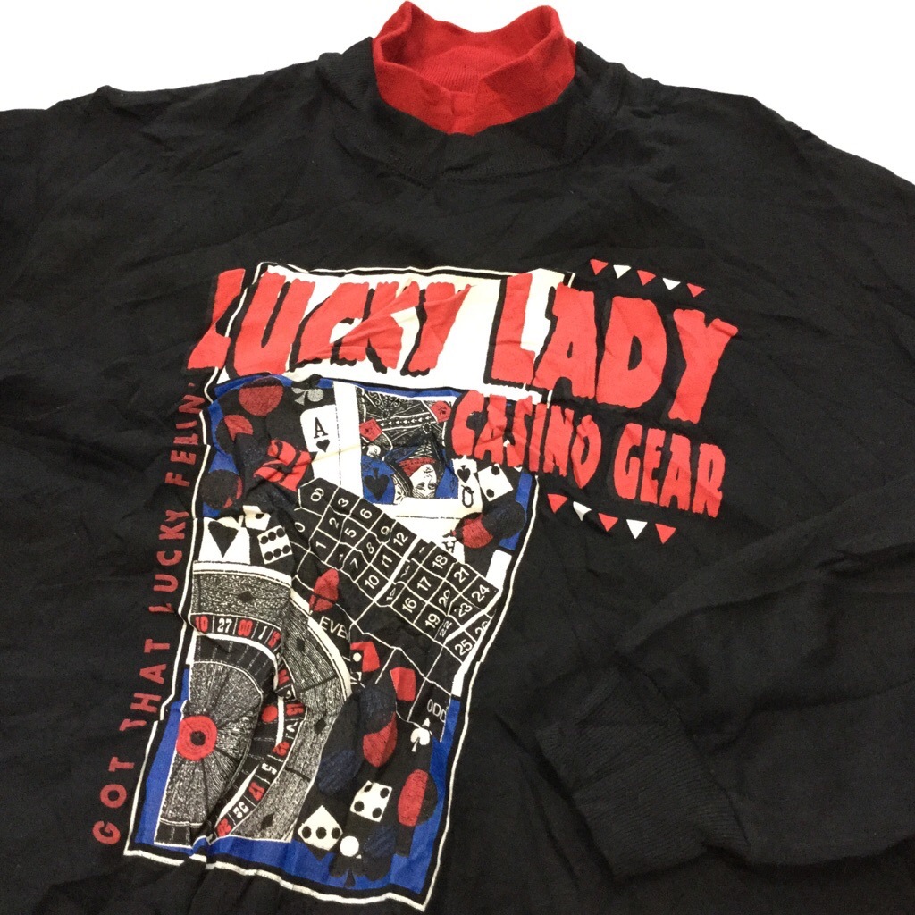 ꥫ ǥ ֥ͥåå ȥ졼ʡ ̵ L/֥å   ȥ 롼å  å MADE IN U.S.A. LUCKY LADY ͢